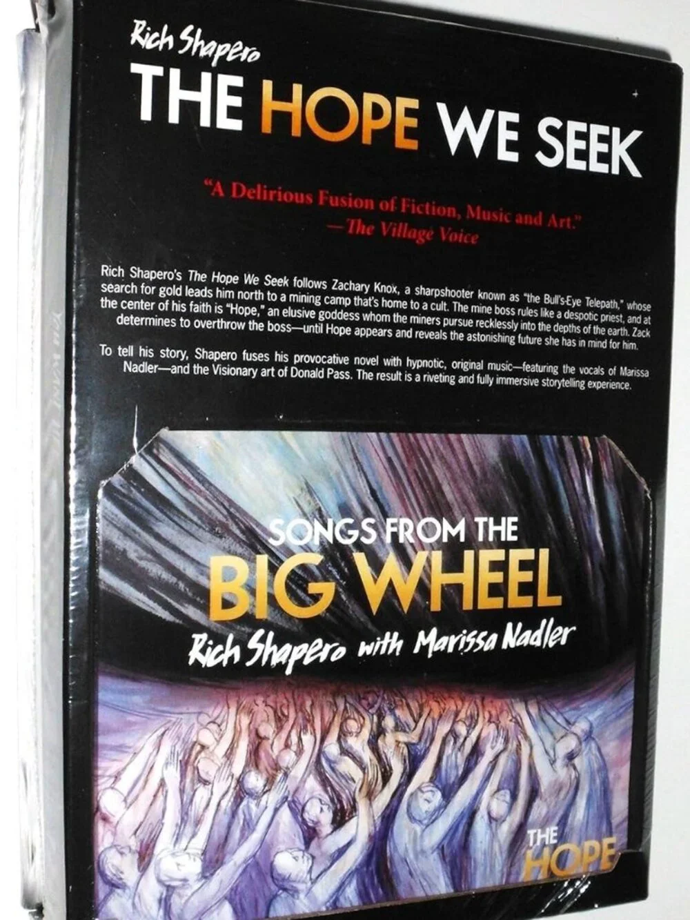 The Hope We Seek Rich Shapero Collector Edition Hardcover Book & Music CD Sealed